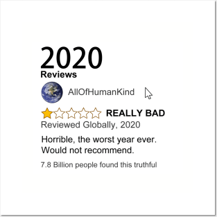 2020 - Negative Review Posters and Art